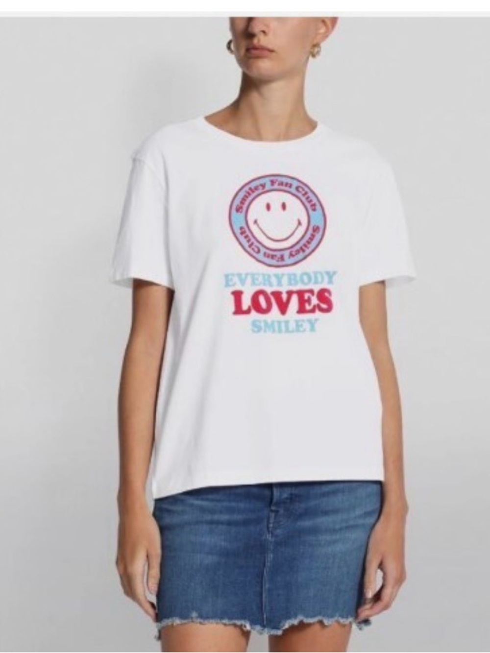 Sandro Cream white Crewneck Tee